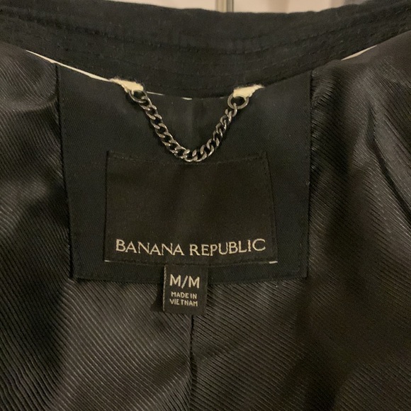 Banana Republic Classic Black Trench NWOT - Picture 9 of 12